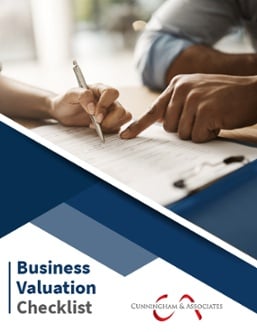 Business Valuation Checklist Cover